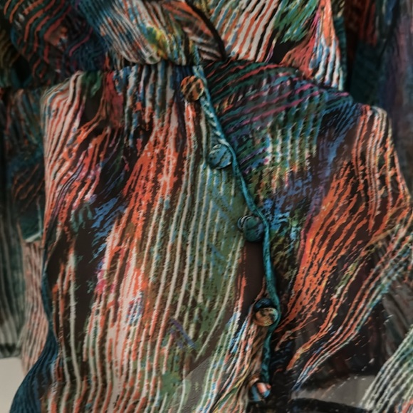 GUESS BLOUSE SZ M - Picture 2 of 3